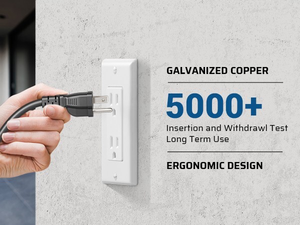 DEWENWILS Outdoor Extension Cord 15 FT, 3 Prong Indoor Outdoor 16/3 SJTW, 1 Pack