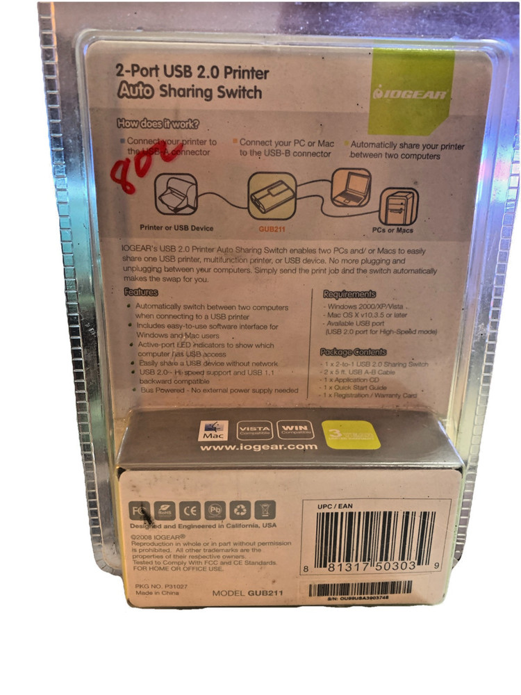 IOGEAR (GUB211) Network Device