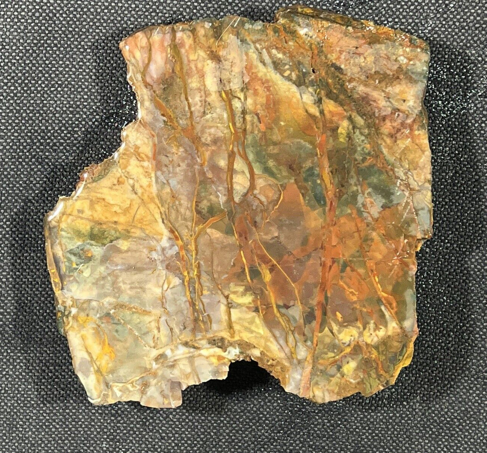 Morrisonite Jasper 485 g Oregon, amazing patterns/red striations/veining