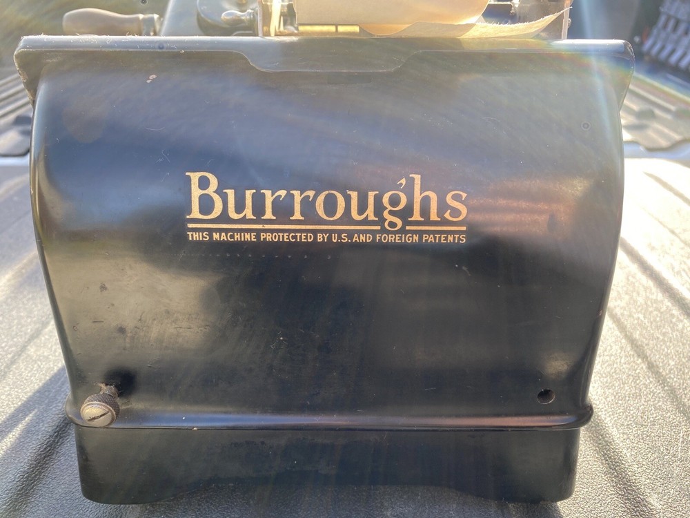 Antique Burroughs counting Machine