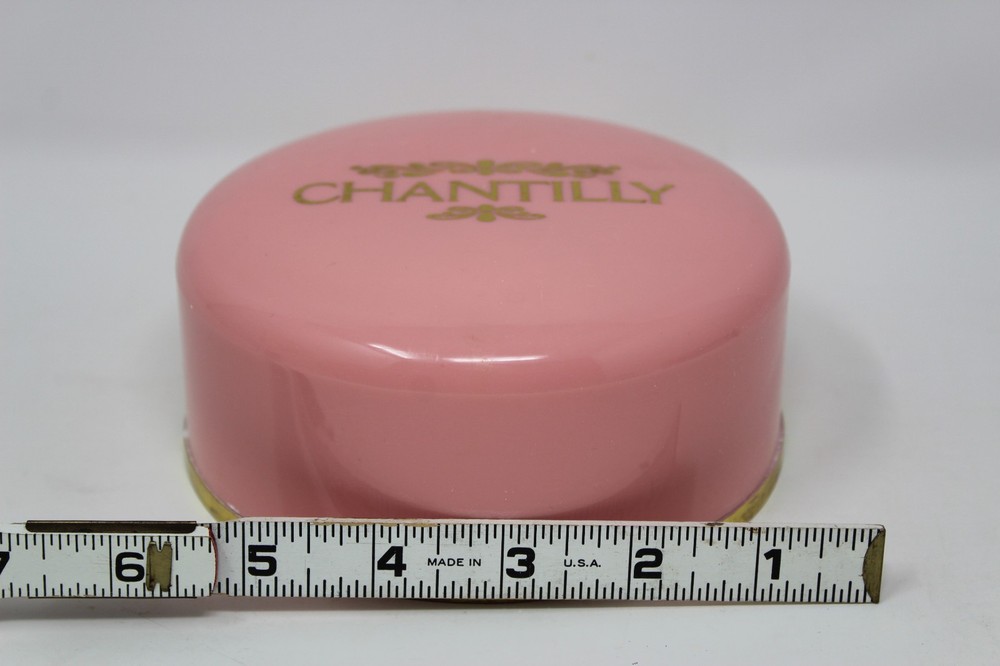 Vintage Chantilly Dusting Powder Weight 8.1 Oz. Open Container
