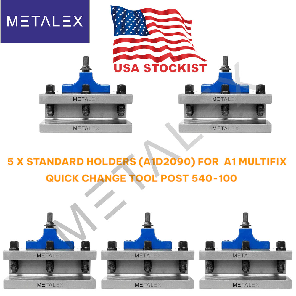 5 PCS A1D2090 Turning Tool Holder For A1 Multifix Quick Change Tool Post 540-100