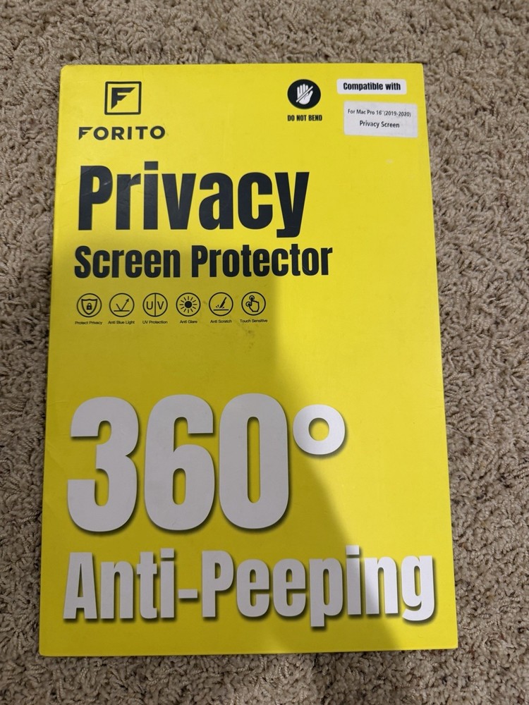 Forito Screen Protector for Mac Pro 16 Inch