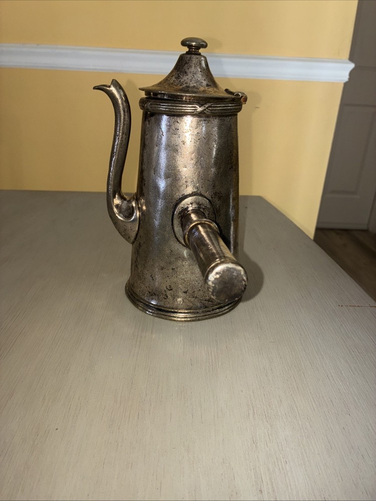 Antique Nickle Silver Chocolate/Coffee Serving Pots
