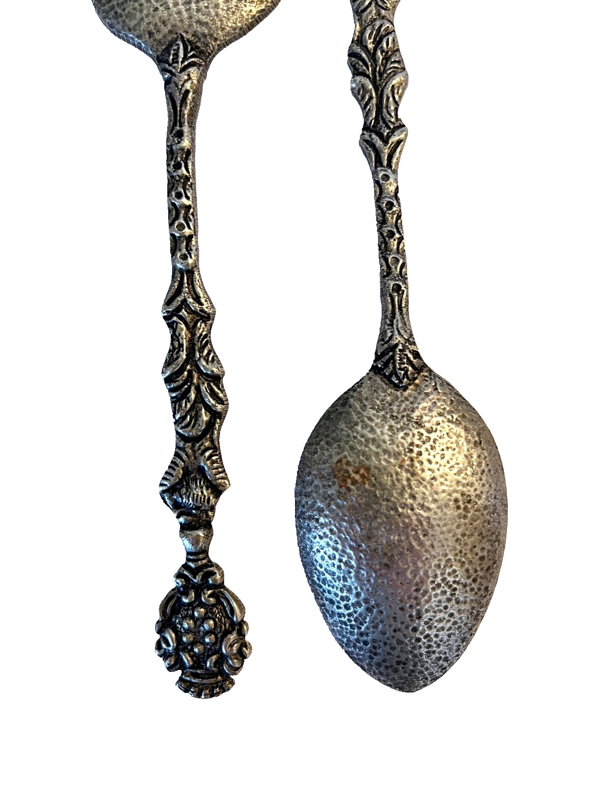 MONTAGNANI Italy Silver Plated Serving Spoon & Fork 7"