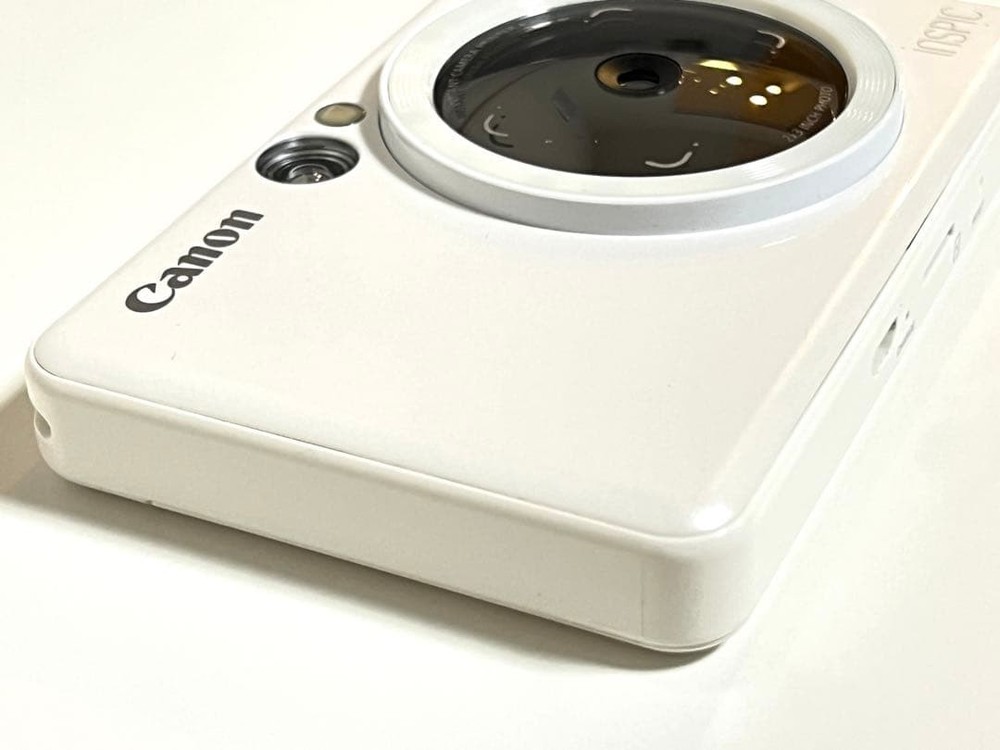 Canon Camera Inspic Zv-123 Pearl White