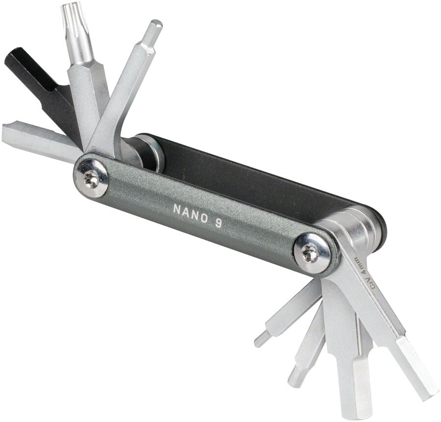 Topeak Nano 9 Multi-Tool Black/Galaxy Gray, One Size