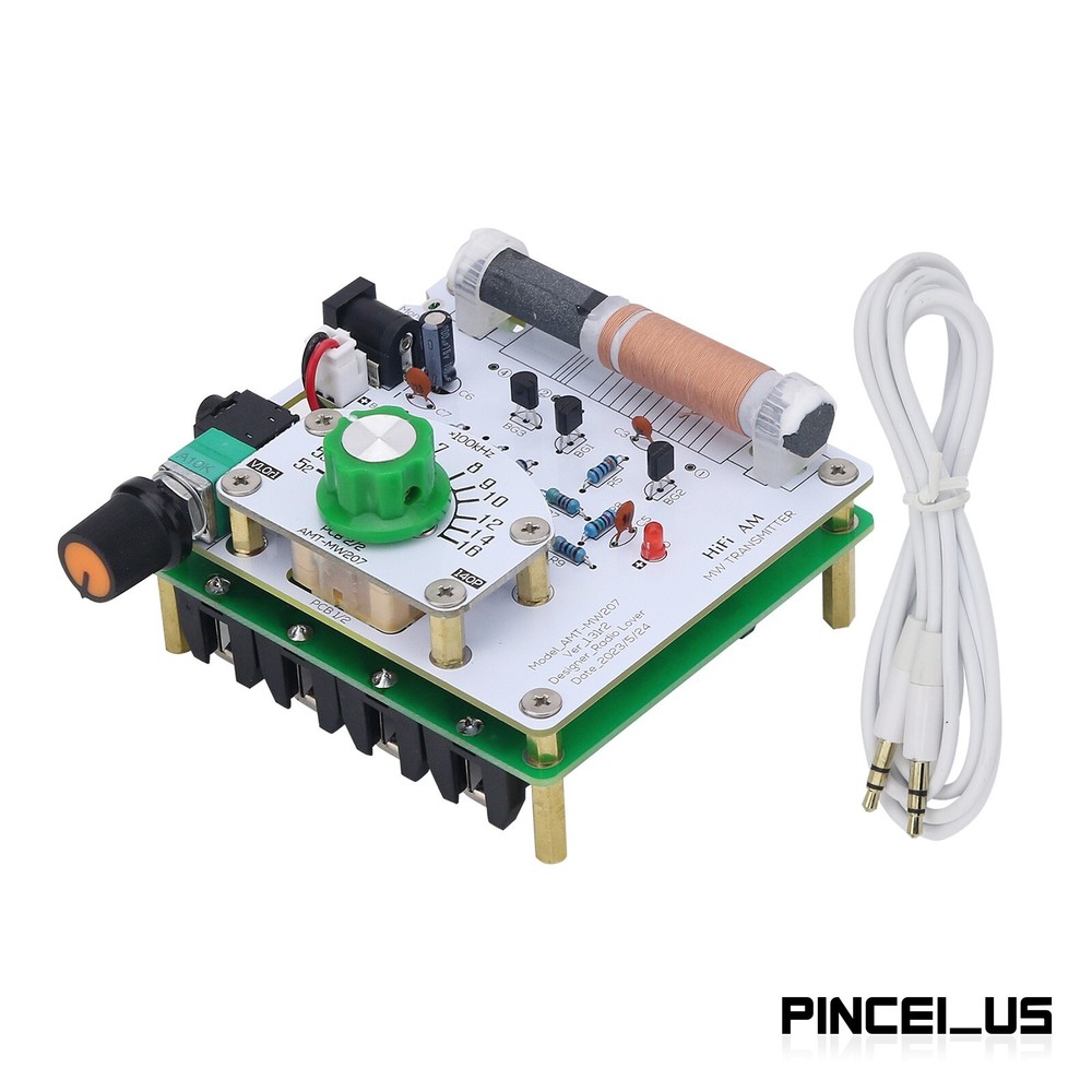 AMT-MW207 Medium Wave Radio Transmitter High Fidelity DIY Circuit Board 6V
