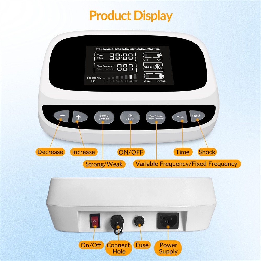 rTMS Transcranial Stimulation Machine Adjustable Strength for Depression Therapy