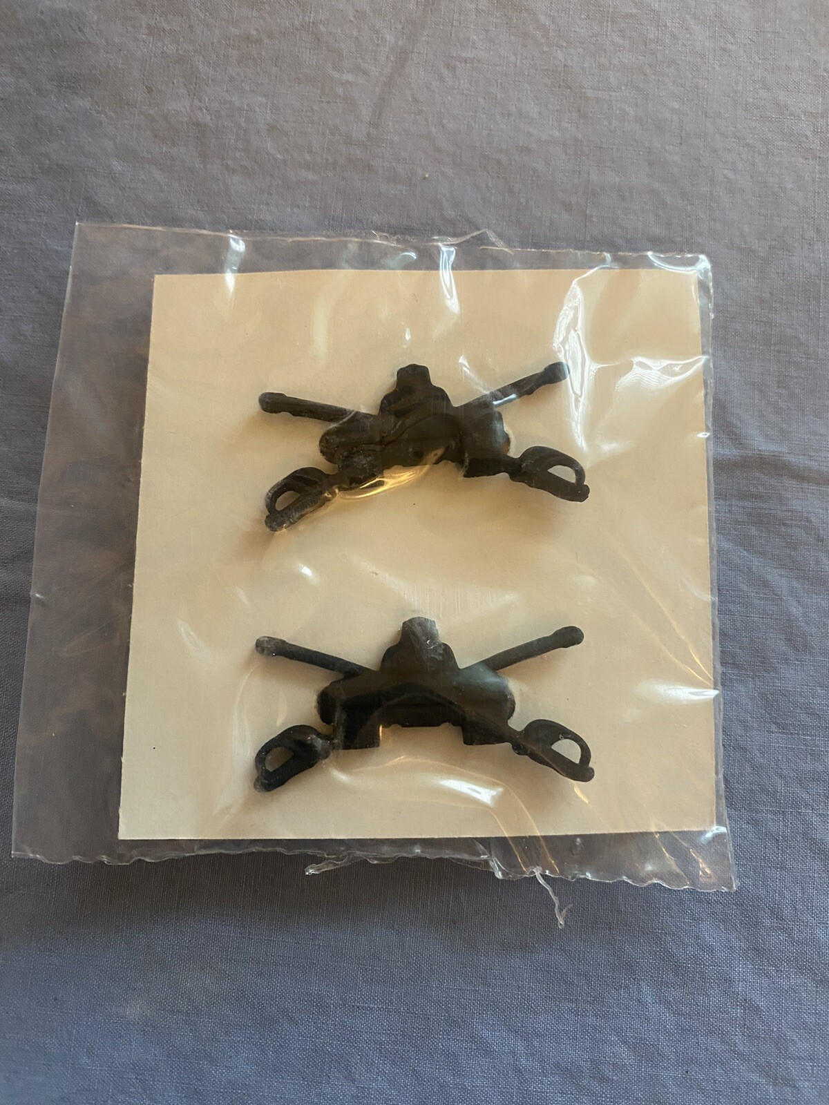 50 x USGI Subdued Armor Collar Insignia Unissued BOS Pin Vietnam Dealers Lot