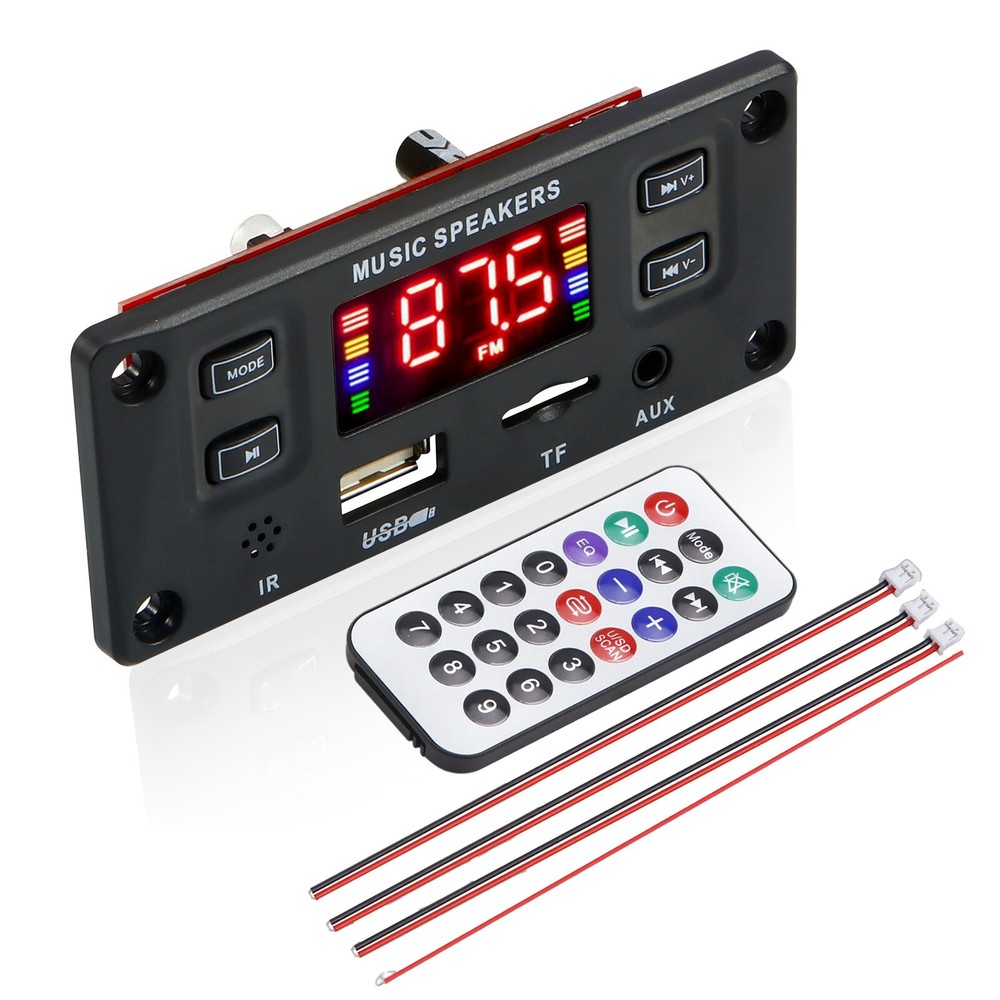 2*30W 60W Amplifier Module Bluetooth MP3 FM USB AUX DC7-12V MP3 Decoder Board