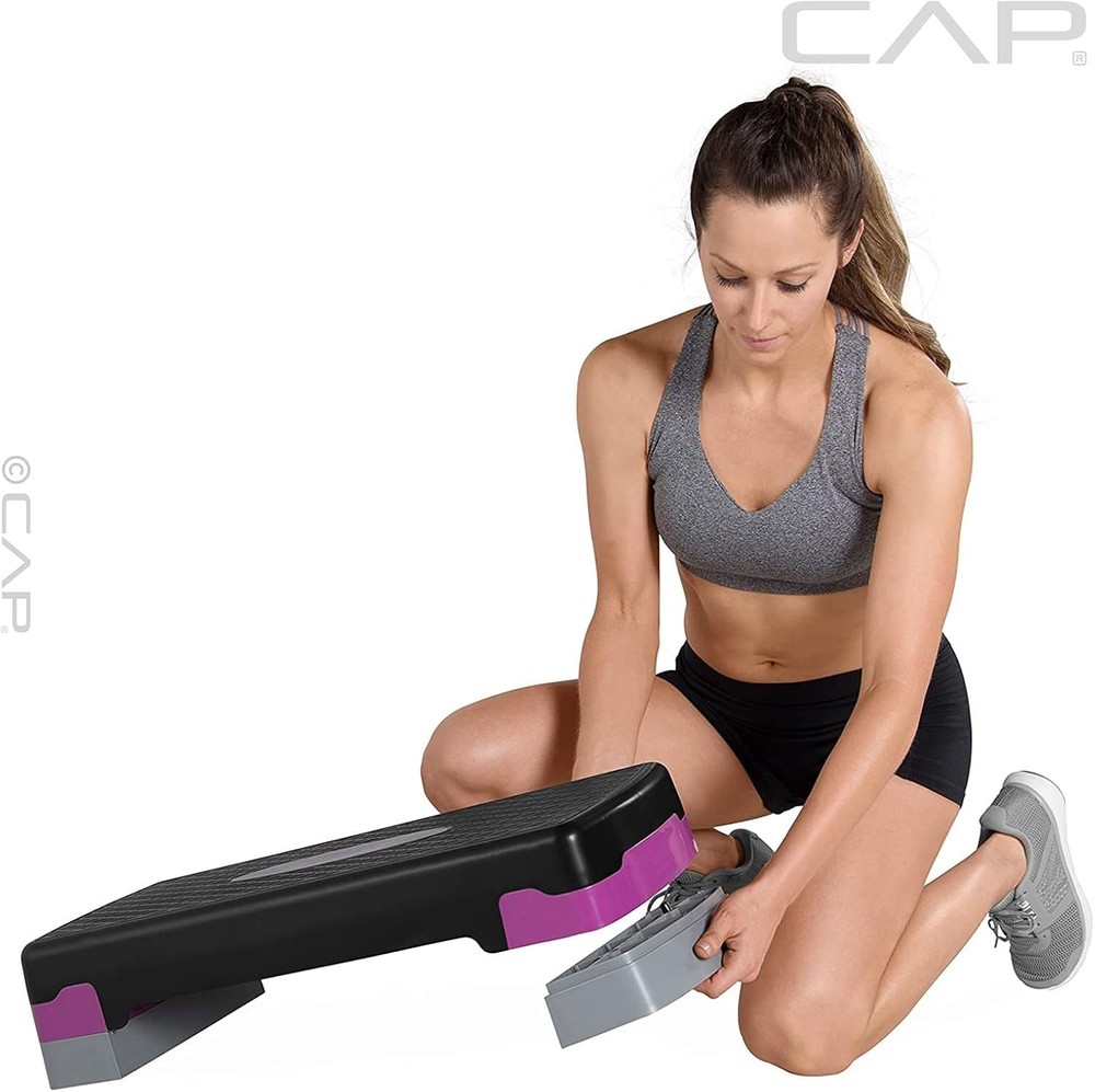 Tone Fitness Compact Aerobic Step Platform Exercise Step