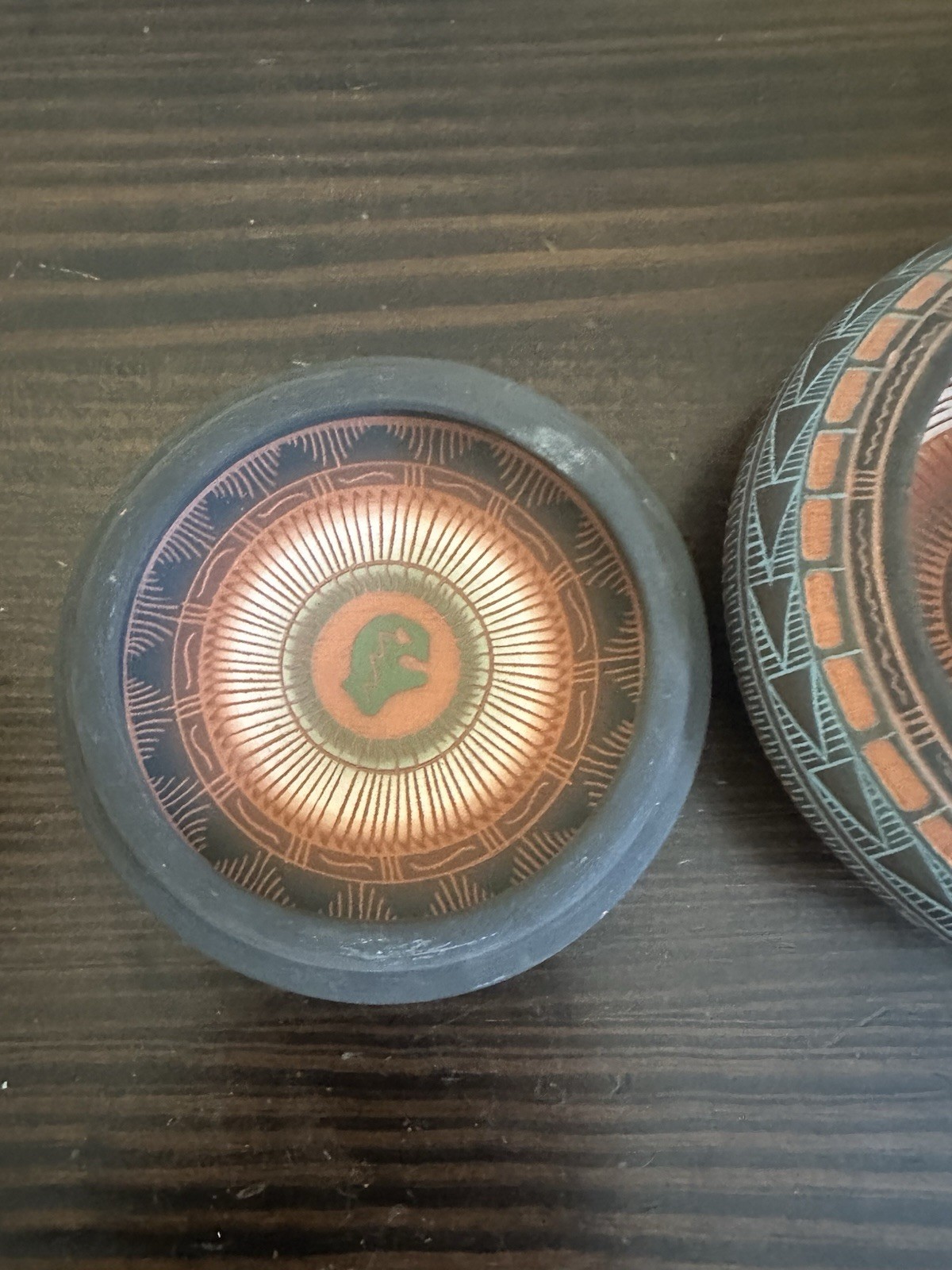 Navajo Seed Jar With Lid Us Native Signed D Thompson