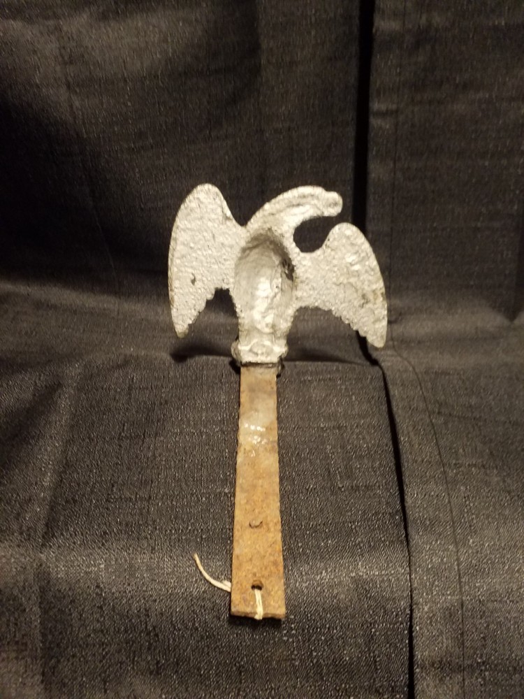 antique cast iron eagle snow catcher