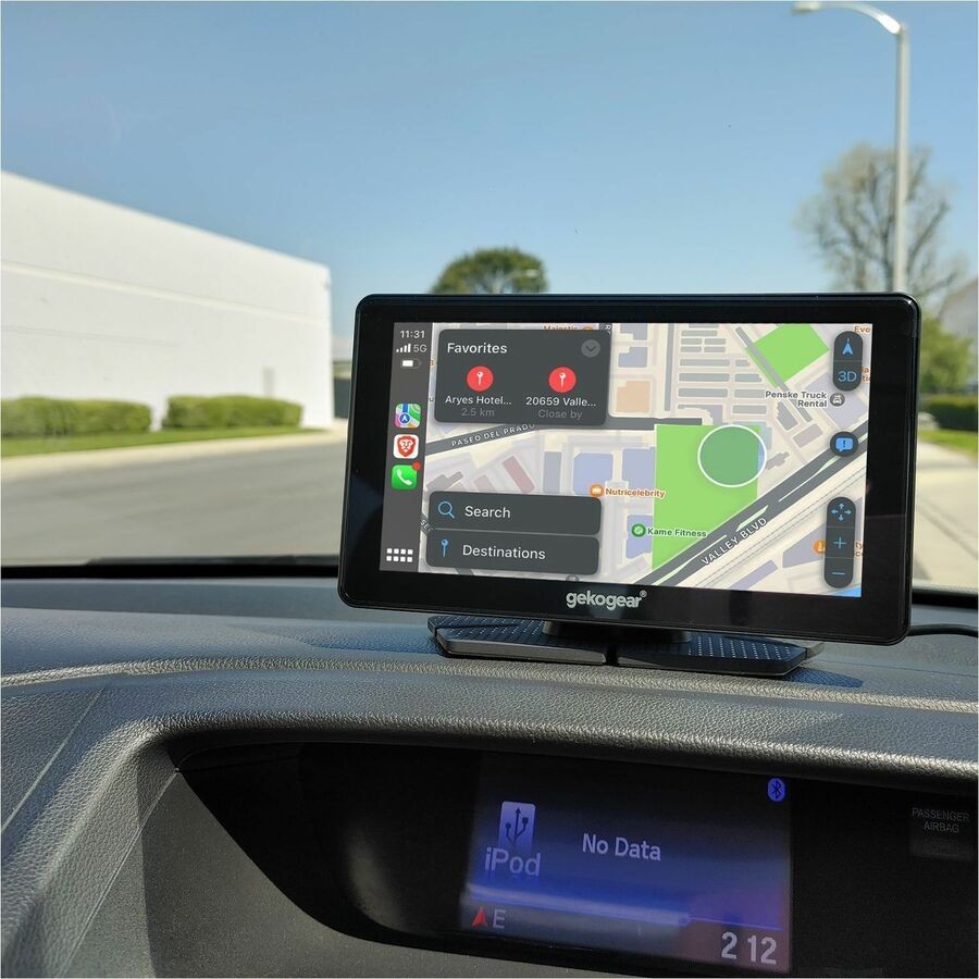 GekoGear Orbit C100 7" Apple CarPlay Android Auto Car Display