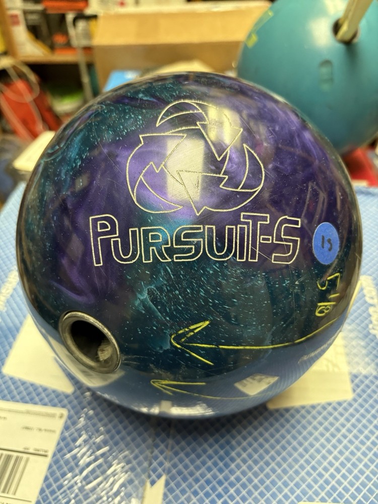 Used Ebonite Pursuit S Bowling Ball 15 Pounds