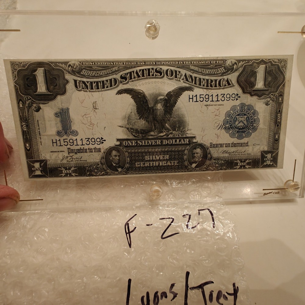 2-1899 Black Eagle Silver Certificate One Dollar