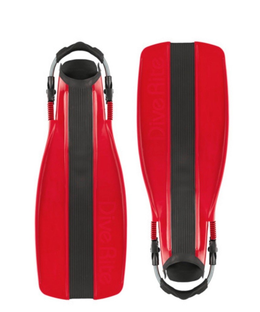 Dive Rite XT Scuba Diving Fins Red Size Medium