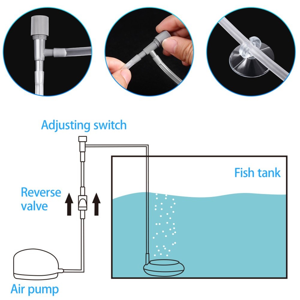 Aquarium Air Rock Underwater Stone Bubbles for Diffuser Fish Tank