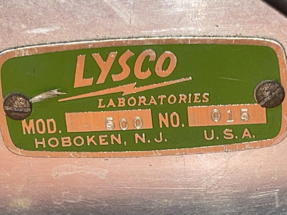 LYSCO 500 Transmaster CW Transmitter Ham Radio Rare Ive Never Seen One