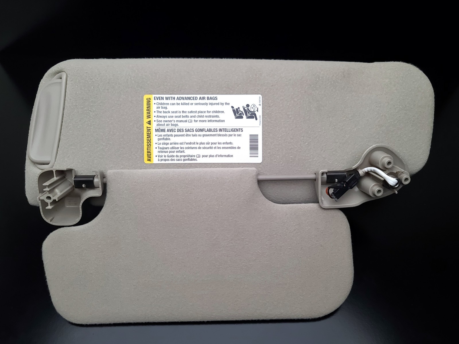 2000-06 TAHOE ESCALADE AVALANCHE YUKON SUBURBAN DUAL Sun Visor Pair Set OEM