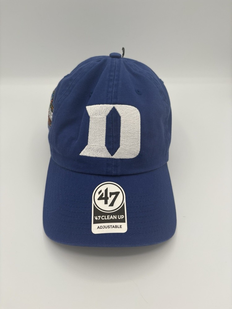 Duke Blue Devils Blue Adjustable Strap Back '47 Brand Clean Up Hat Cap NCAA NEW