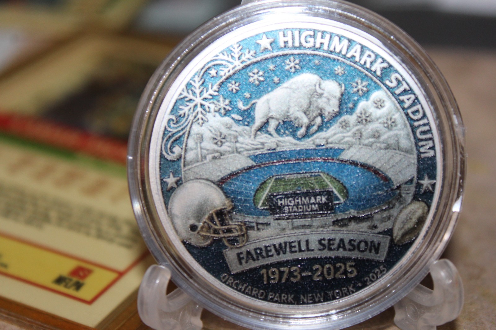 1973-2025 highmark stadium farewell season coin