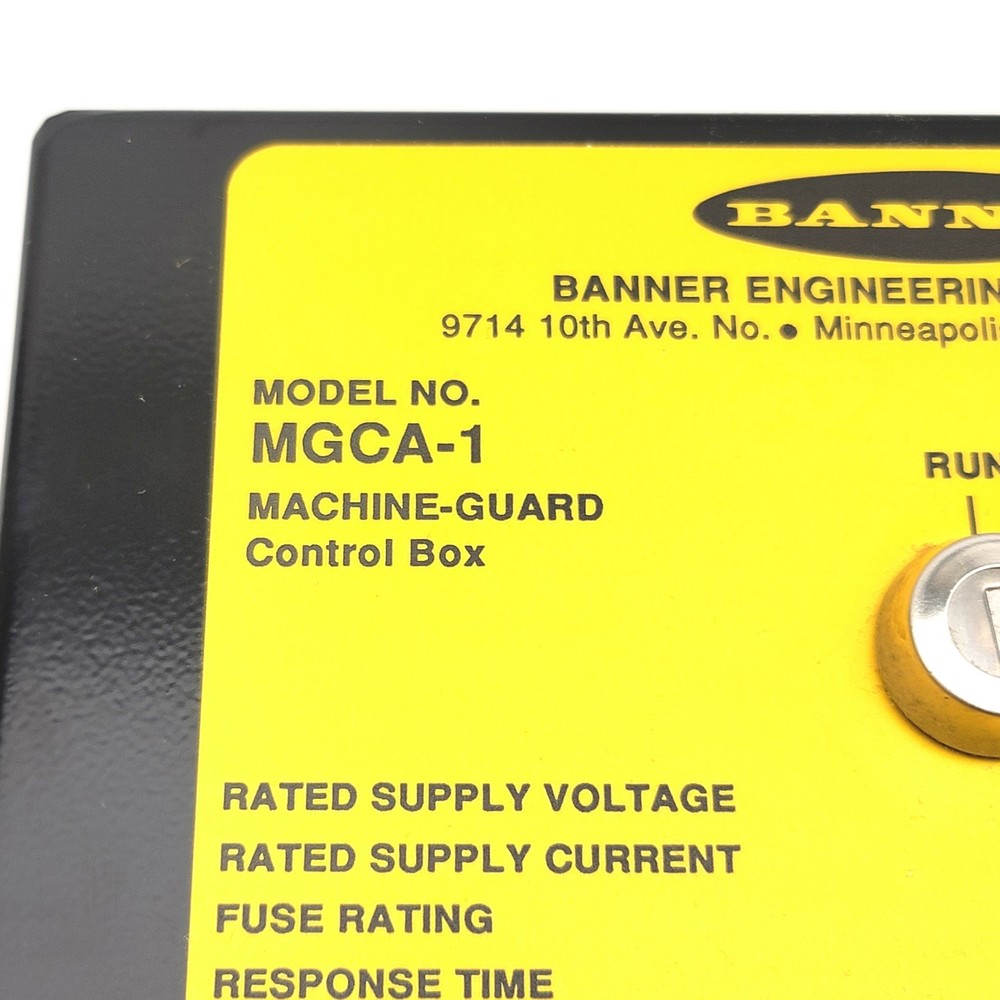Banner Engineering MGCA-1 Beam Array Machine Guard Control Box 115VAC 50/60Hz