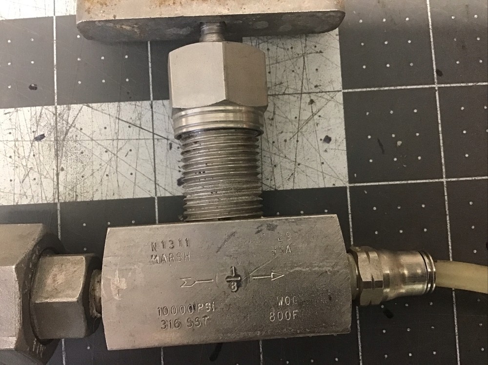 MARSH INSTRUMENT CO. VALVE MOD#N1311 (LP08F)
