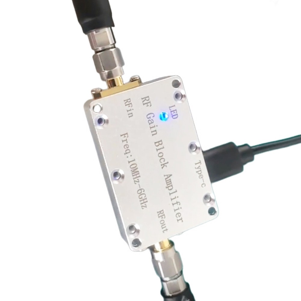10M-6GHz RF Amplifier 10dB High Gain Driver Receiving Amplifier Module US