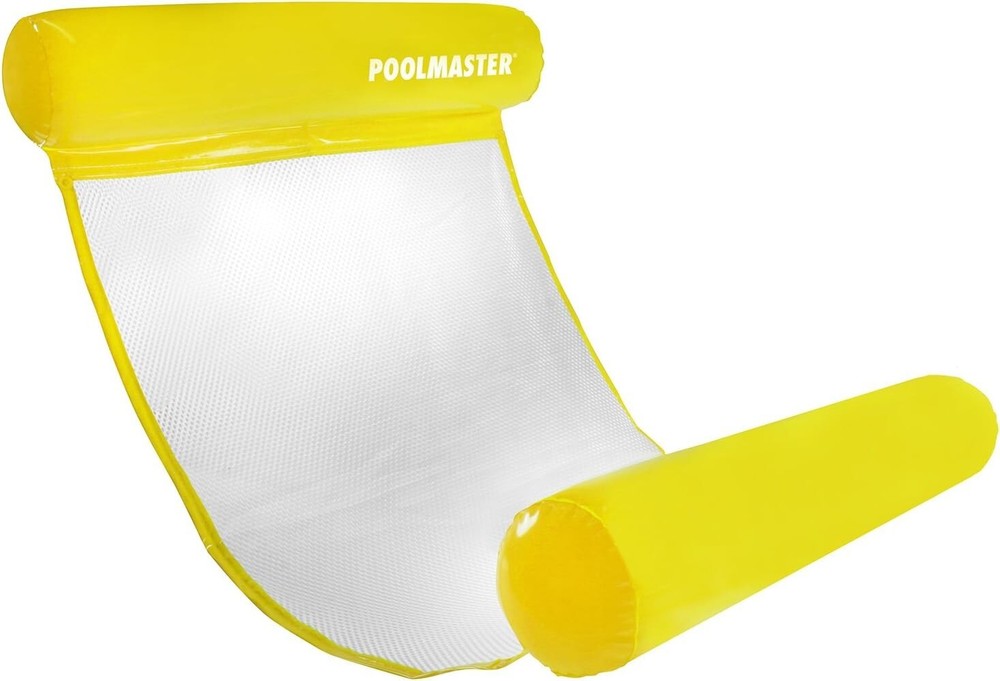 Poolmaster Vinyl Water Hammock, Yellow 2Pack