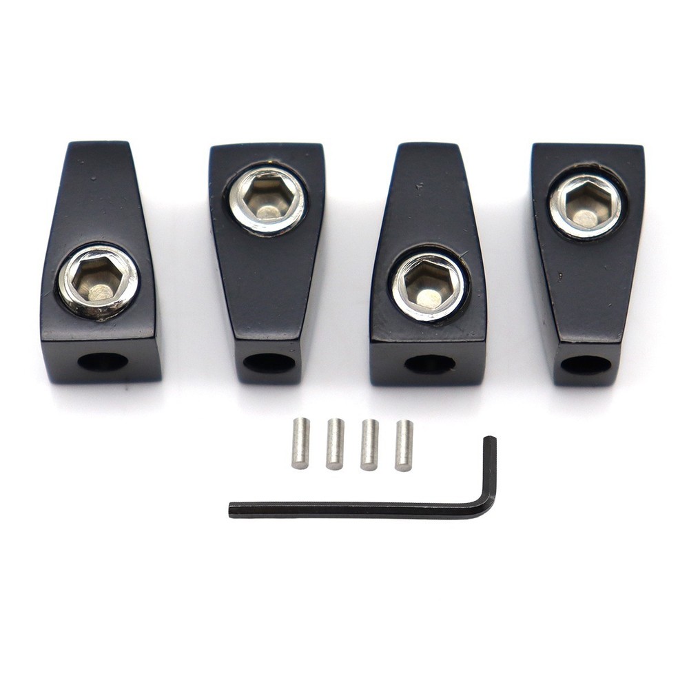 4 String Black Single String Headless Bass Bridge Headless Individual Bridges