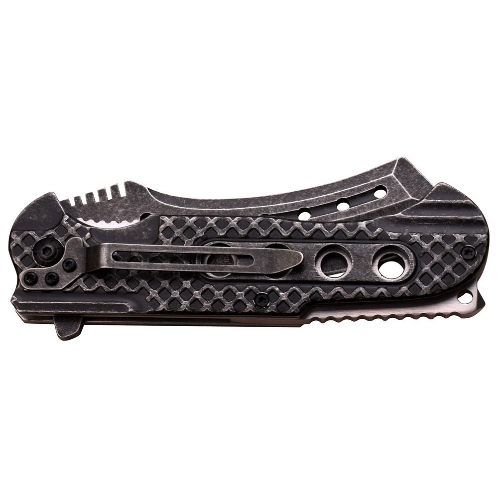Knife Tac Force 9" Overall Liner Lock Spring Assisted Chisel Point TF-892