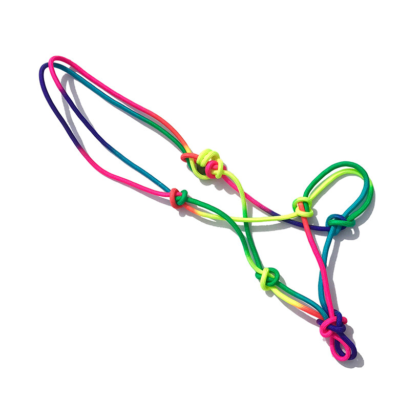 Rainbow Rope Halter #26025