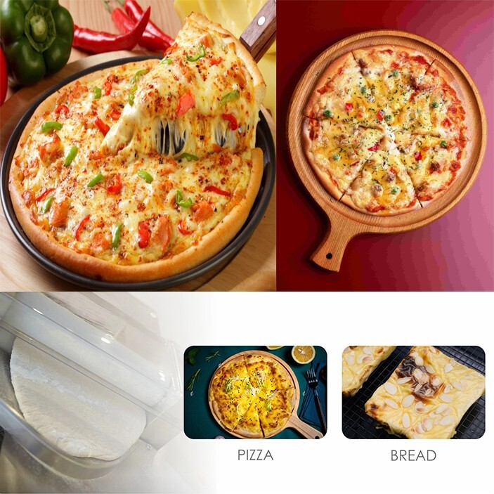 110V Electric Pizza Dough Roller Sheeter Pastry Press Cake Bread Making Machine