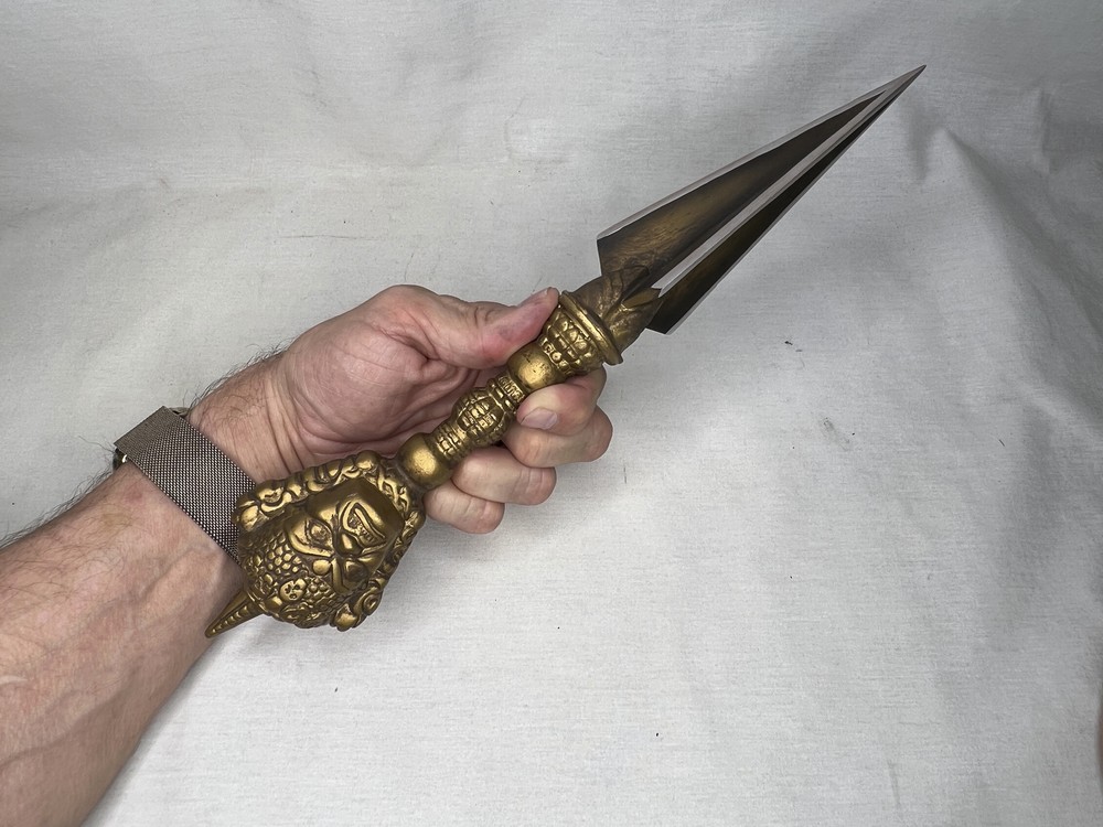 The Shadow, Phurba Dagger, Solid Resin, Display Plaque, Real Prop Replica