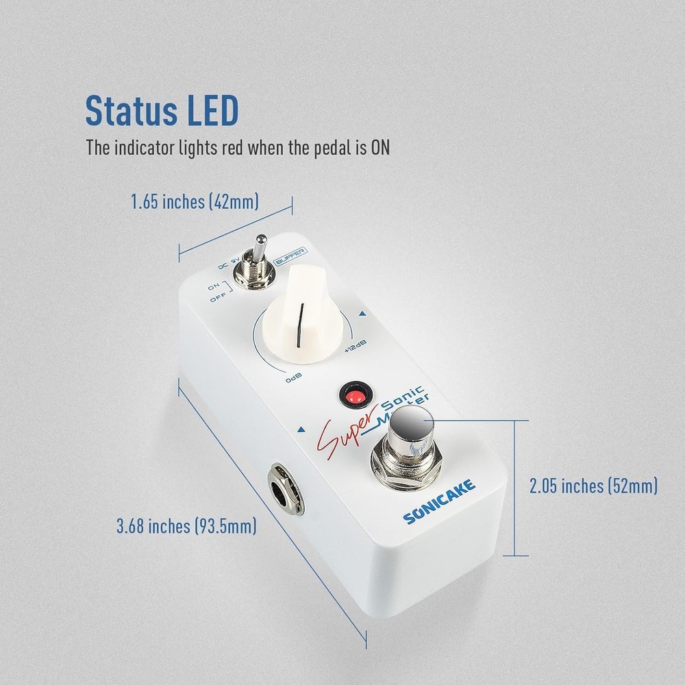Mini Pure Boost Pedal +12dB Gain