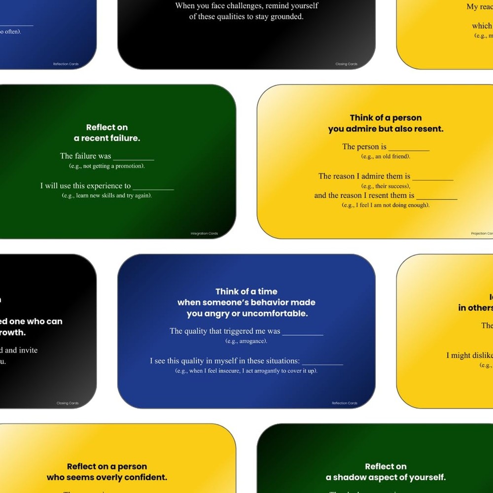 Shadow Work Cards The First, Interactive Shadow Work Game Distilled from Shad...