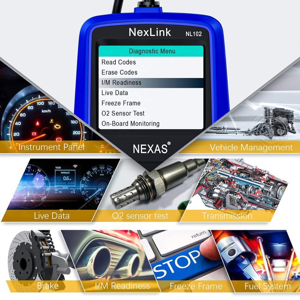 NEXAS NL102 All System Diesel Heavy Duty Truck Diagnostic Scanner Code Reader