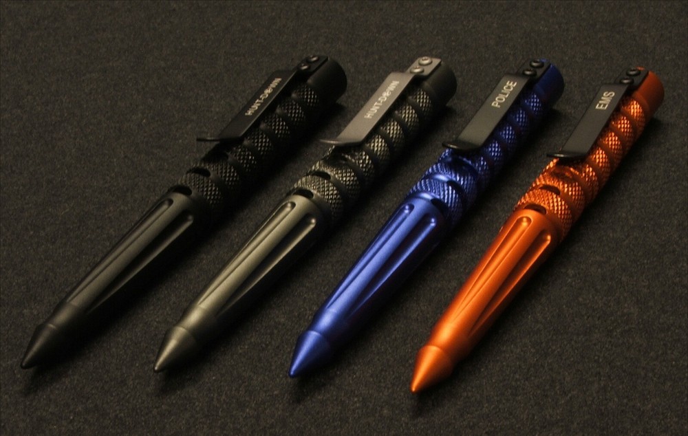 DEFENDER TACTICAL PEN ANODIZED BATTLE GREY