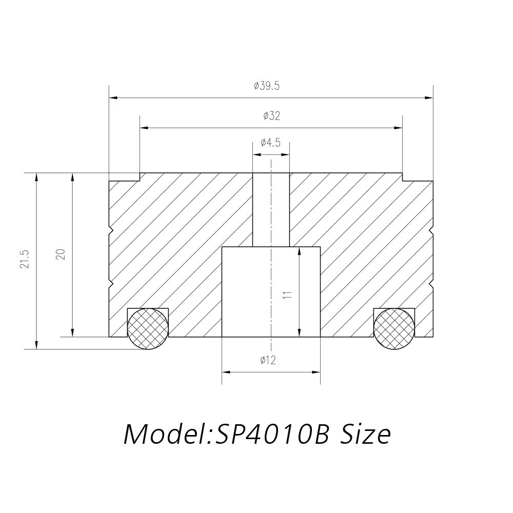 4PCS HIFI Solid Aluminium Audio Speaker Subwoofer Isolation Foot Pad Stand DIY