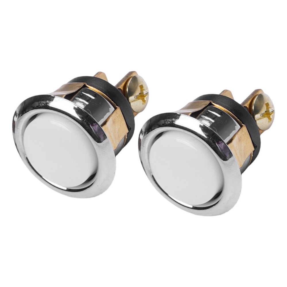 2 Pack Doorbell Button with Cool White Light for Simple Installation and Use