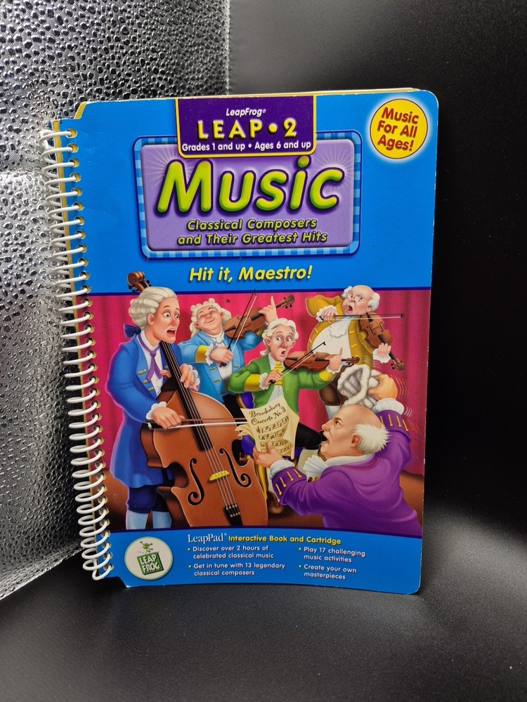 Leapfrog LeapPad Leap 2 Music Hit it, Maestro! Interactive JUST BOOK
