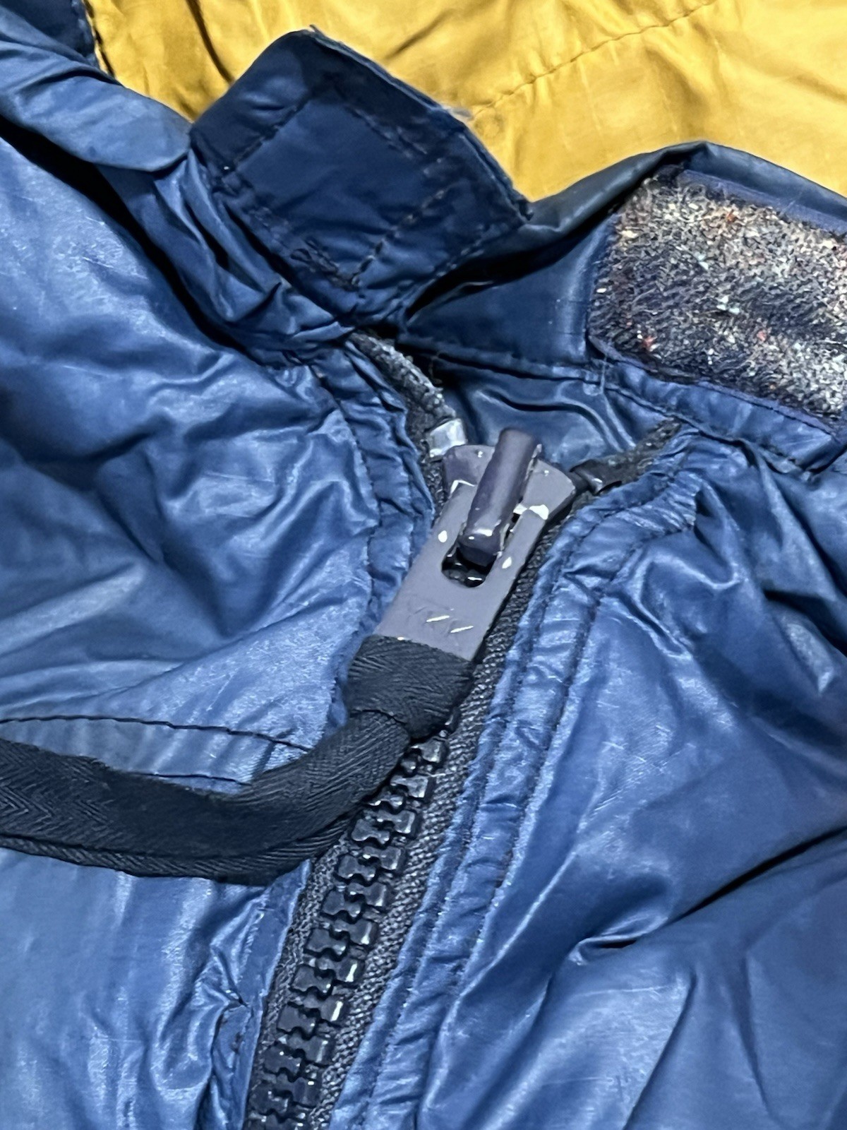 VTG Eddie Bauer Goose Down Expedition Sleeping Bag 32x90in w/ Original Sack Long