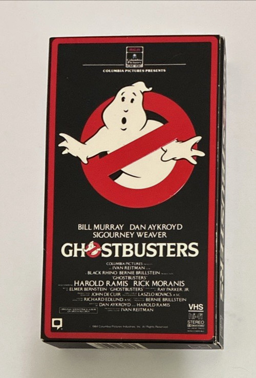 Ghostbusters VHS 1984 Early Release