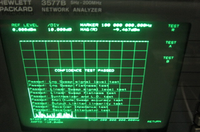 HP/Agilent 3577B Network Analyzer, 5Hz-200MHz