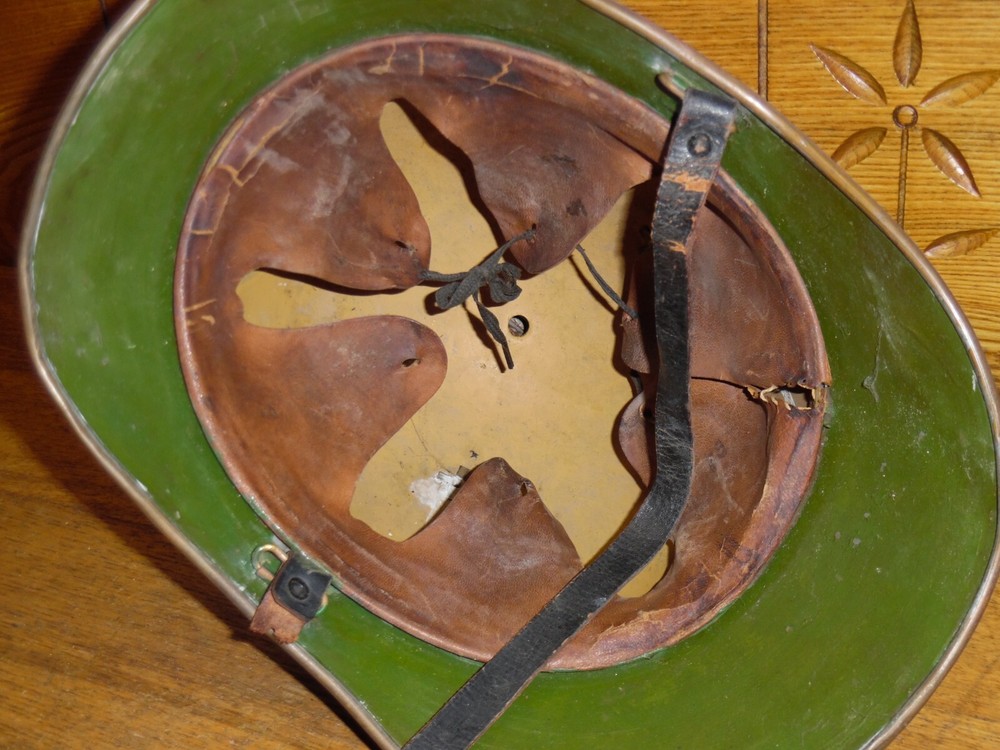Vintage Swiss Fireman's Helmet #4