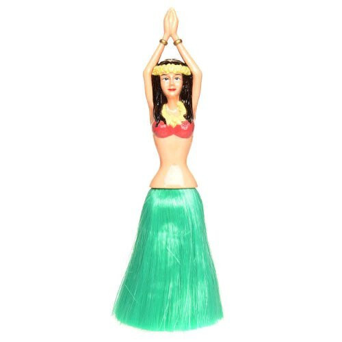 Big Retro Green Hula Duster Detailed Glossy