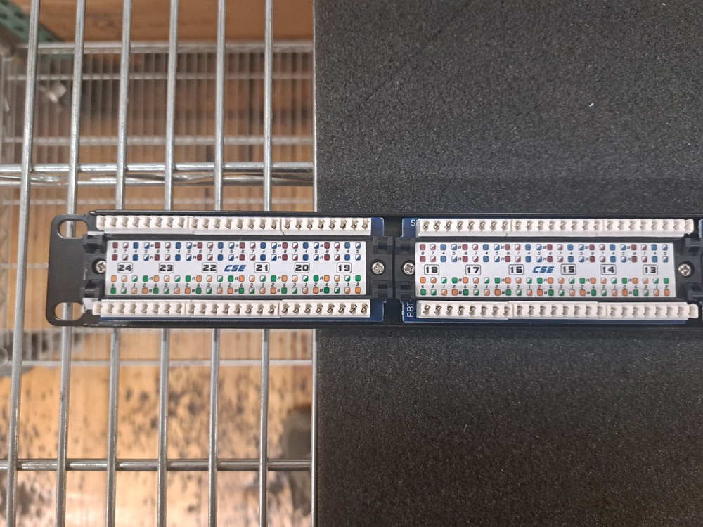 Used, Trendnet, TC-P24C5E, 24-port Cat5/5e Unshielded Patch Panel