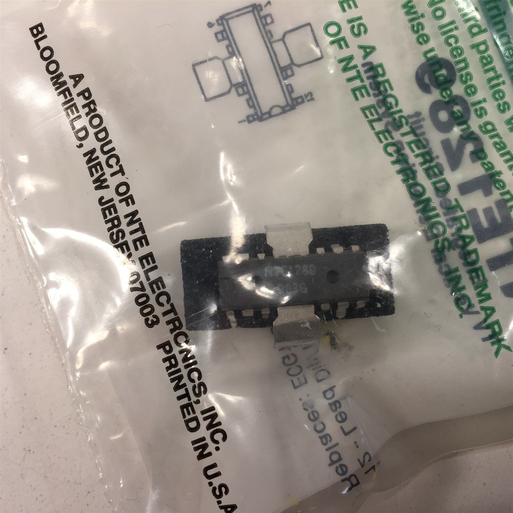 (1) NTE ECG NTE1289 Integrated Circuit TV Vertical Deflection System